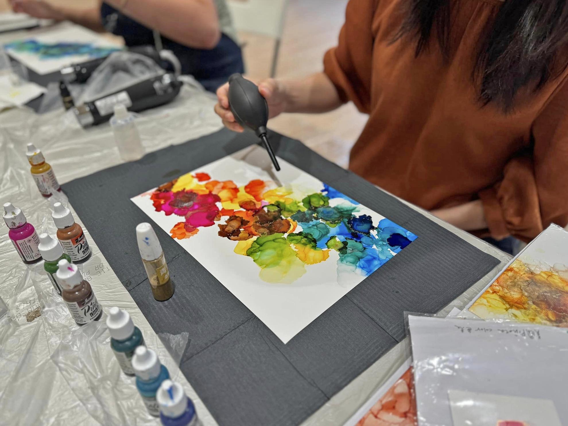 NinenineClass 0316 0503 Alcohol Ink Painting 07