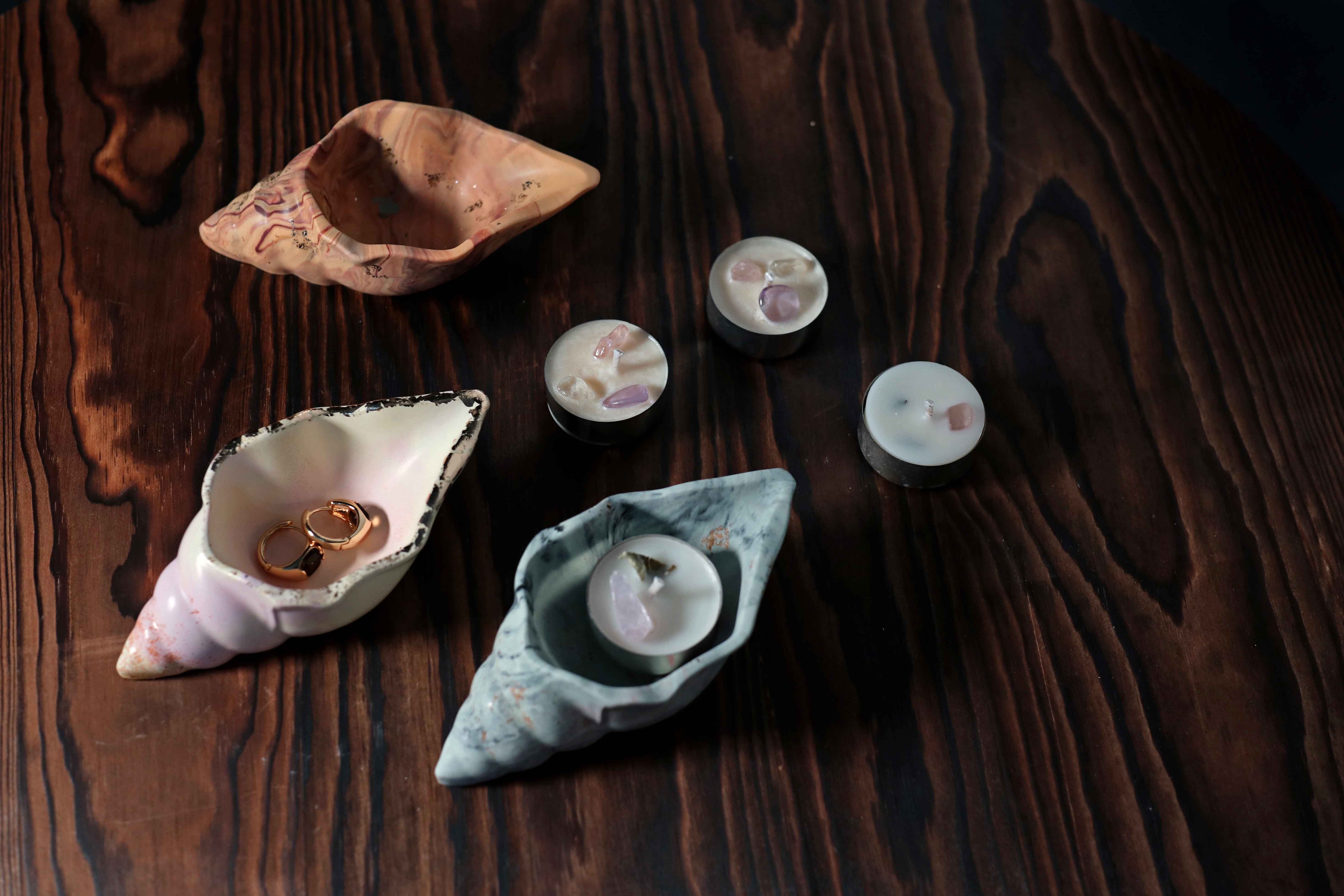 NinenineClass 20250704 0712 Sea Shell Candle 5