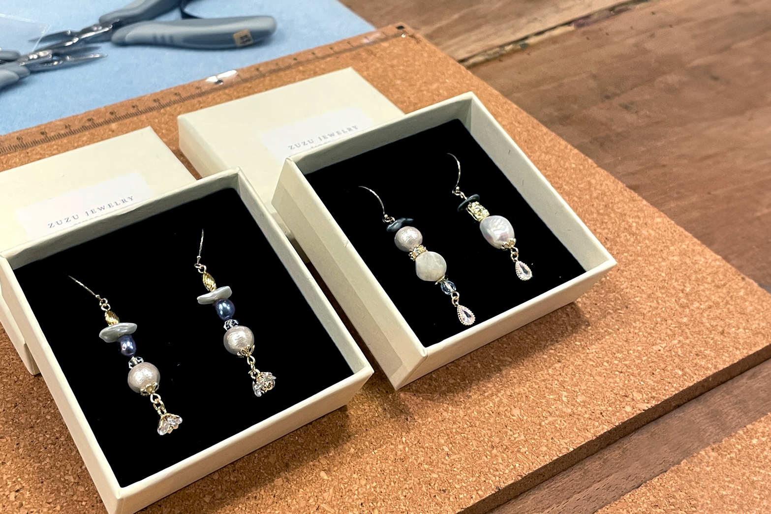 NinenineClass 0719 0824 Pearl Jewelry Earrings 005