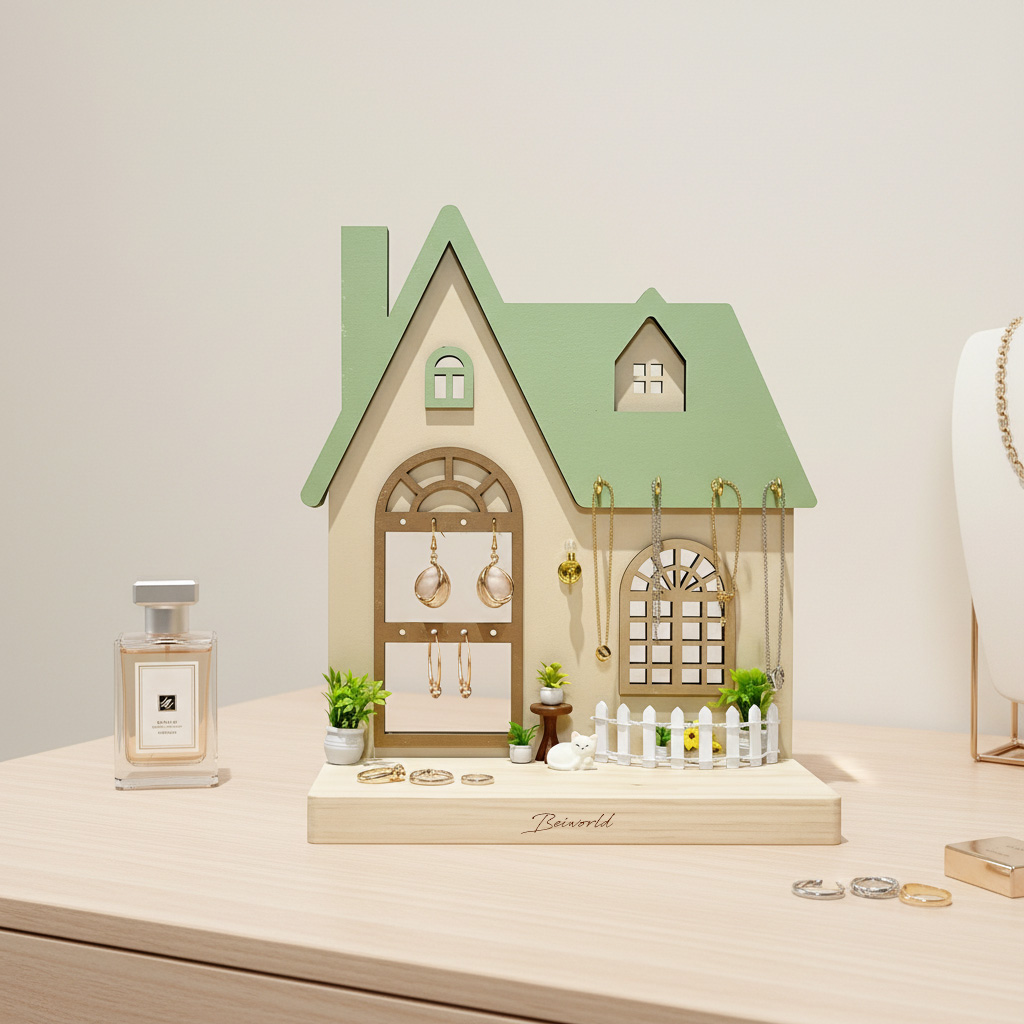 NinenineClass 0419 Cottage Jewelry Rack 001